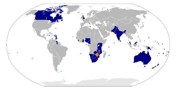 Commonwealth Countries map image