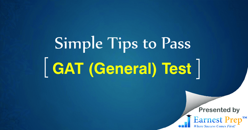 10 Simple Tips To Pass GAT General Test GAT Preparation Online